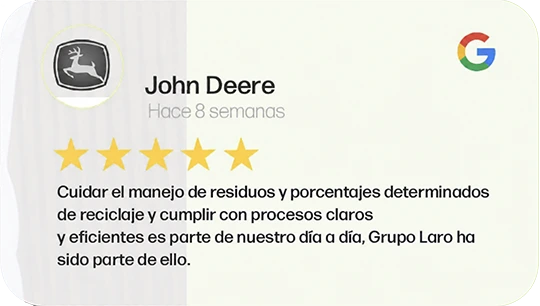 Comentarios John Deere